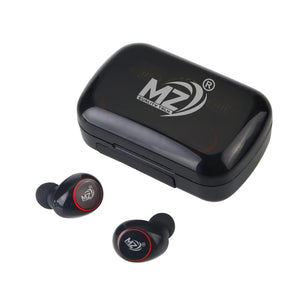 mz m30 Earbuds with 60H of Playtime, Low Latency, Quad Mic 